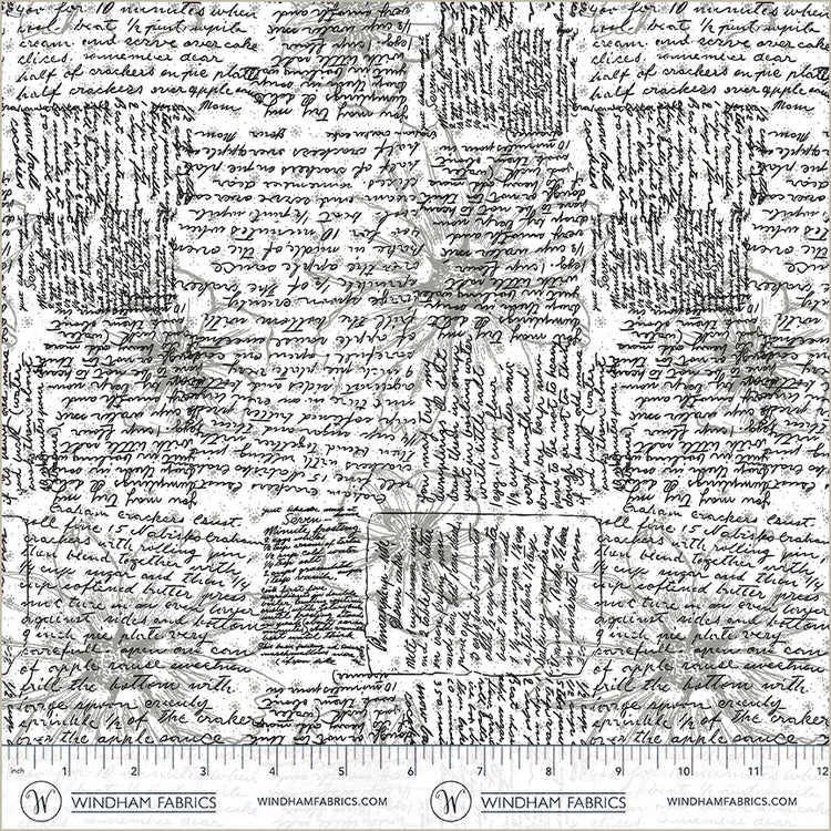 PRE - Order Natalie Barnes - Winding Road - Directions 55011 - 7 Black/White - Half Yard - March 2026 - Modern Fabric Shoppe