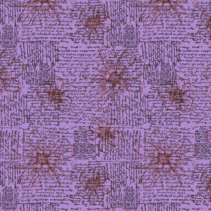 PRE - Order Natalie Barnes - Winding Road - Directions 55011 - 8 Lilac - Half Yard - March 2026 - Modern Fabric Shoppe