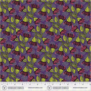 PRE - Order Natalie Barnes - Winding Road - Eucalyptus 55012 - 9 Grape - Half Yard - March 2026 - Modern Fabric Shoppe