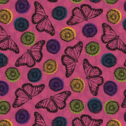 PRE - Order Natalie Barnes - Winding Road - Flight 55010 - 6 Magenta - Half Yard - March 2026 - Modern Fabric Shoppe