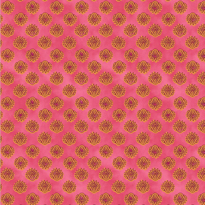 PRE - Order Natalie Barnes - Winding Road - Lotus 55015 - 13 Pink - Half Yard - March 2026 - Modern Fabric Shoppe