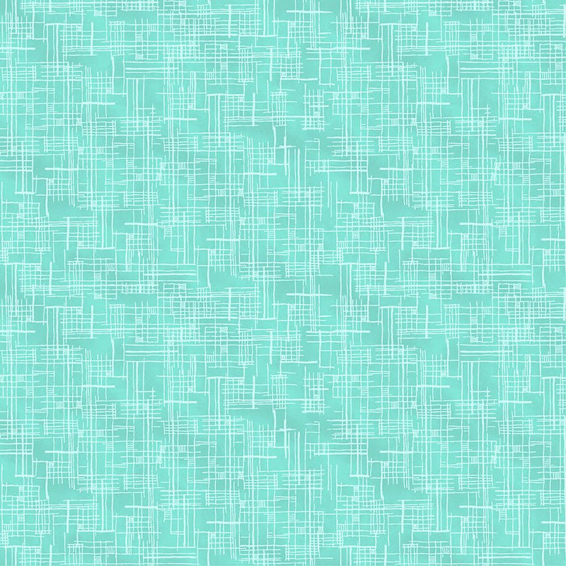 PRE - Order Natalie Barnes - Winding Road - Map 55014 - 10 Turquoise - Half Yard - March 2026 - Modern Fabric Shoppe