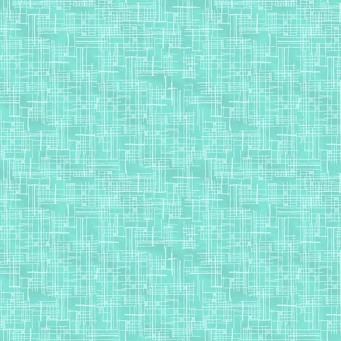 PRE - Order Natalie Barnes - Winding Road - Map 55014 - 10 Turquoise - Half Yard - March 2026 - Modern Fabric Shoppe