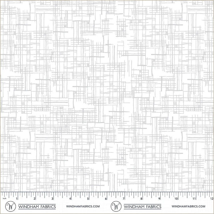 PRE - Order Natalie Barnes - Winding Road - Map 55014 - 11 White/Grey - Half Yard - March 2026 - Modern Fabric Shoppe