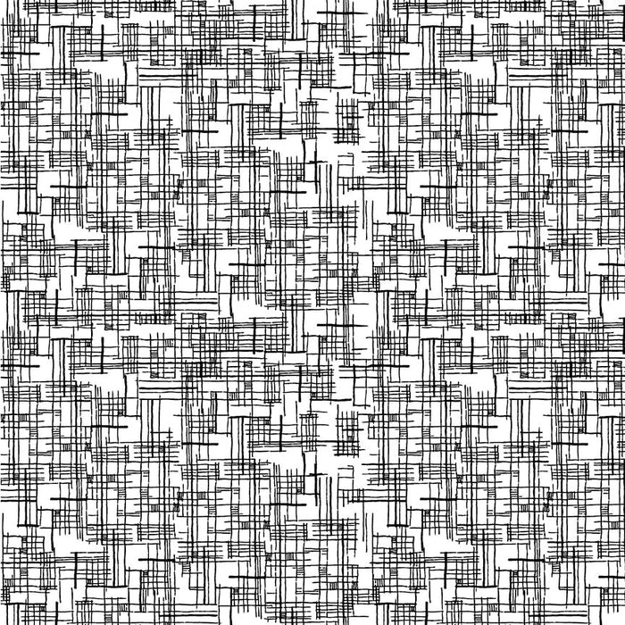 PRE - Order Natalie Barnes - Winding Road - Map 55014 - 7 White/Black - Half Yard - March 2026 - Modern Fabric Shoppe