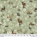 PRE - Order Nathalie Lete - Last Fall in Japan - Bambi and Flowers PWNL060.MINT - Half Yard - September 2026 - Modern Fabric Shoppe