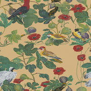 PRE - Order Nathalie Lete - Last Fall in Japan - Birds in the Fig Tree PWNL070.MULTI Half Yard - September 2026 - Modern Fabric Shoppe