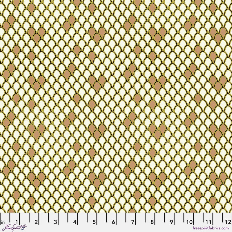 PRE - Order Nathalie Lete - Last Fall in Japan - Carp Shell PWNL062.CREAM - Half Yard - September 2026 - Modern Fabric Shoppe