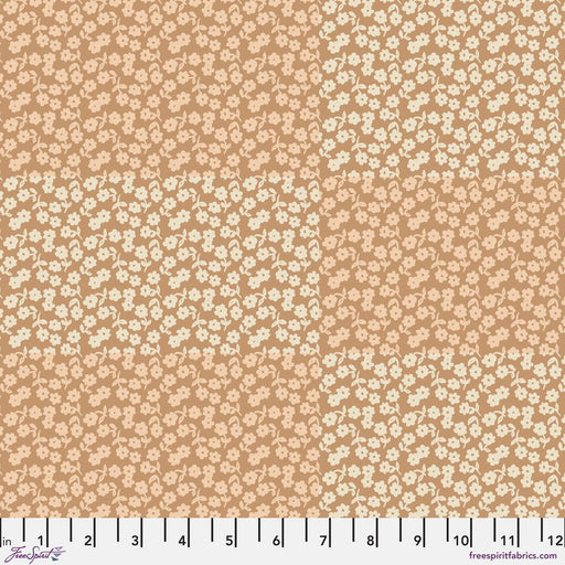 PRE - Order Nathalie Lete - Last Fall in Japan - Little Flowers PWNL065.CORAL Half Yard - September 2026 - Modern Fabric Shoppe