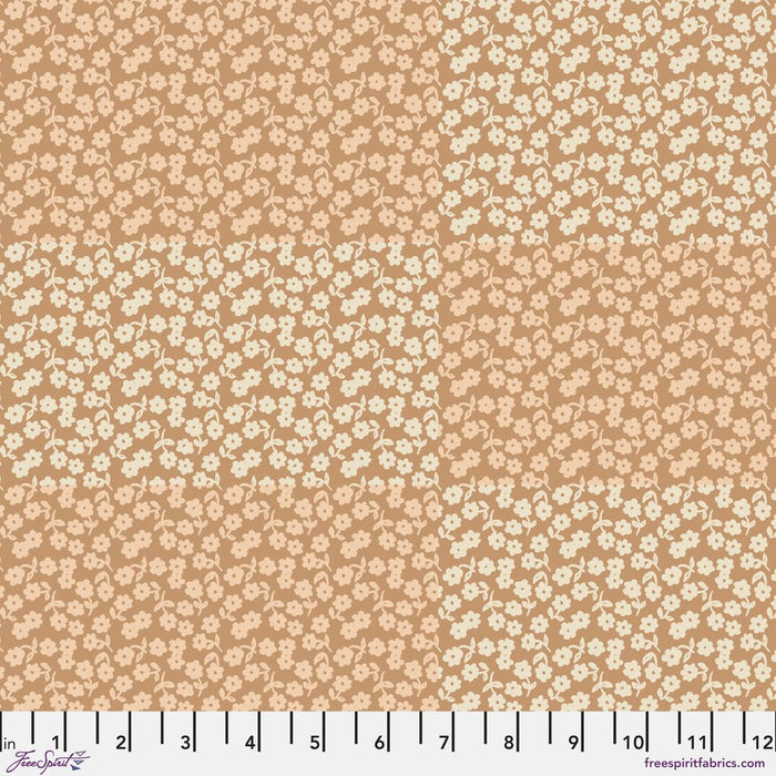PRE - Order Nathalie Lete - Last Fall in Japan - Little Flowers PWNL065.CORAL Half Yard - September 2026 - Modern Fabric Shoppe