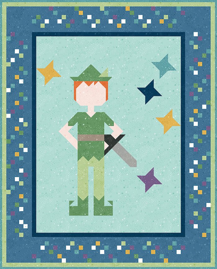 PRE - ORDER Neverland Quilt Kit - featuring Storybook Basics by Jennifer Long - January 2027 - Modern Fabric Shoppe