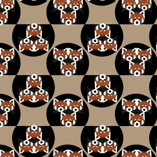 PRE - ORDER Nurture by Charlie Harper - Red Pandas CH - 405 Half Yard - July 2024 - Modern Fabric Shoppe