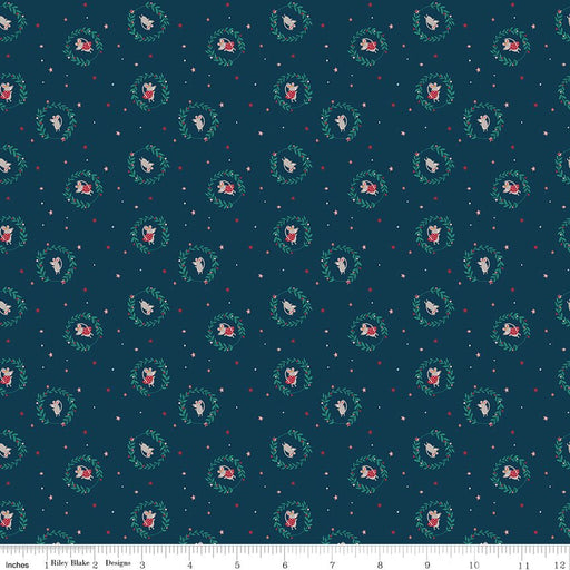 PRE - Order Nutcracker Tradition by Jennifer Long - Christmas Mice CD17673 - MIDNIGHT - Half Yard May 2026 - Modern Fabric Shoppe