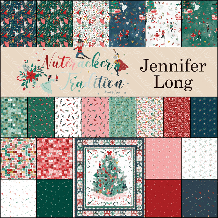PRE - ORDER Nutcracker Tradition by Jennifer Long - Half Yard Bundle - May 2026 - Modern Fabric Shoppe