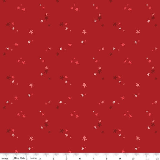PRE - Order Nutcracker Tradition by Jennifer Long - Magic CD17676 - BERRY - Half Yard May 2026 - Modern Fabric Shoppe