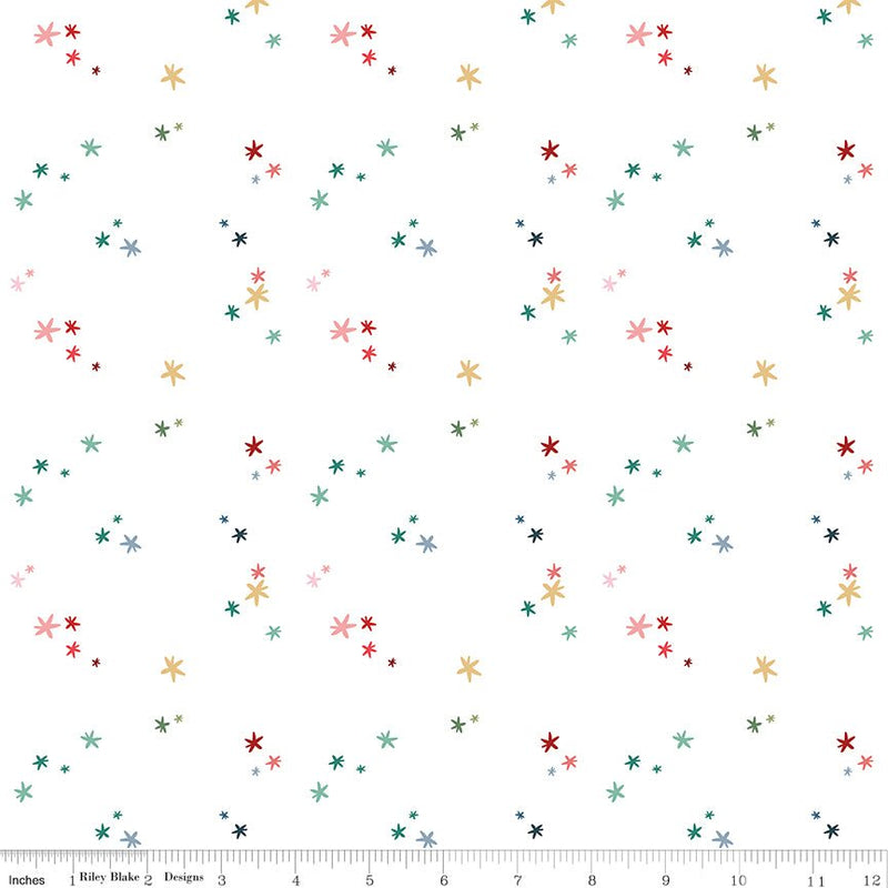 PRE - Order Nutcracker Tradition by Jennifer Long - Magic CD17676 - SNOW - Half Yard May 2026 - Modern Fabric Shoppe