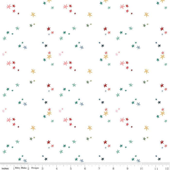 PRE - Order Nutcracker Tradition by Jennifer Long - Magic CD17676 - SNOW - Half Yard May 2026 - Modern Fabric Shoppe