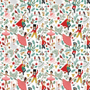 PRE - Order Nutcracker Tradition by Jennifer Long - Storybook CD17671 - SNOW - Half Yard May 2026 - Modern Fabric Shoppe