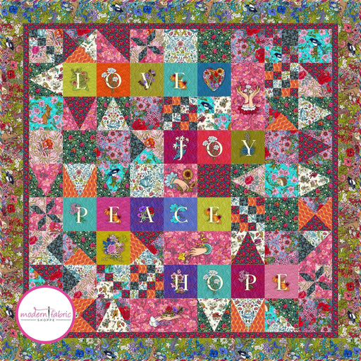 PRE-ORDER Odile Bailloeul- Messinger Quilt Kit featuring Language of Flowers- November 2024 - Modern Fabric Shoppe