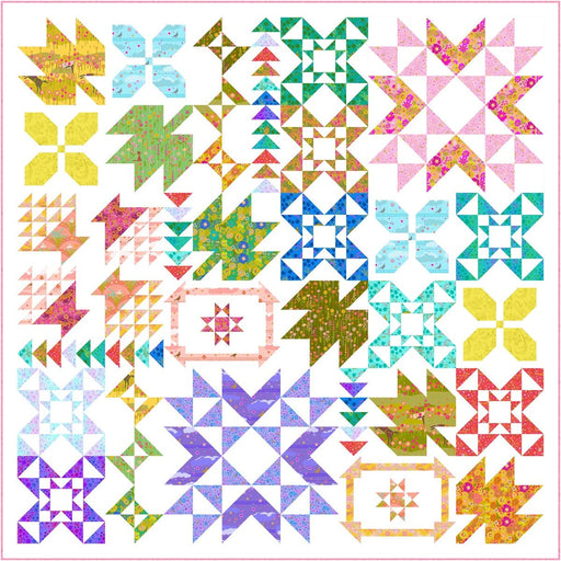 PRE - Order Oh Happy Day Quilt Kit - Light featuring Menagerie by Alison Glass - November 2026 - Modern Fabric Shoppe