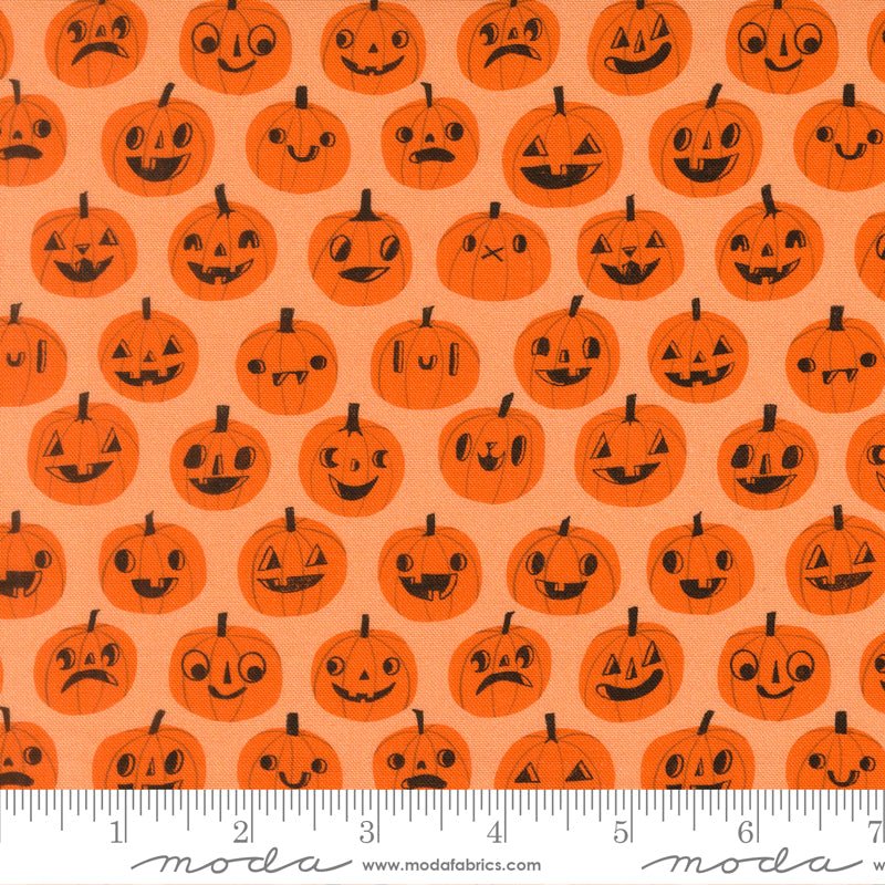 PRE-ORDER Only Treats by Lizzy House- Apricot 37154 20 - Half Yard- June 2027 - Modern Fabric Shoppe