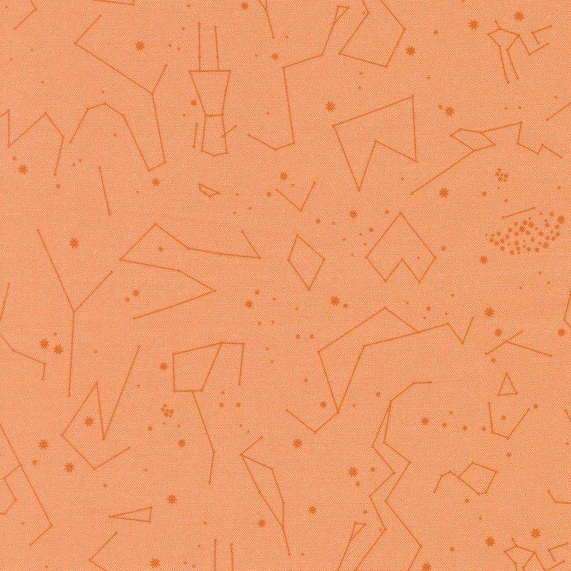 PRE-ORDER Only Treats by Lizzy House- Apricot 37156 19 - Half Yard- June 2027 - Modern Fabric Shoppe