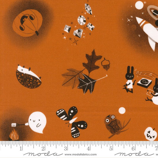 PRE-ORDER Only Treats by Lizzy House- Copper 37151 13- Half Yard- June 2027 - Modern Fabric Shoppe