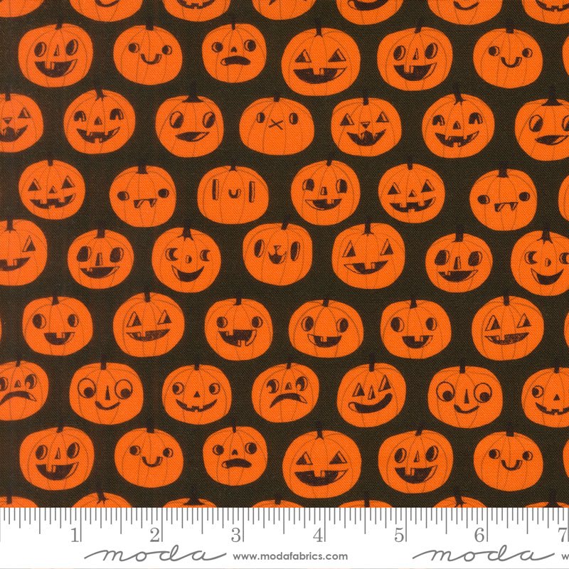 PRE-ORDER Only Treats by Lizzy House- Midnight 37154 24 - Half Yard- June 2027 - Modern Fabric Shoppe