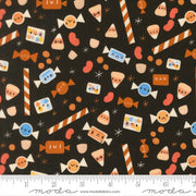 PRE-ORDER Only Treats by Lizzy House- Midnight 37155 21 - Half Yard- June 2027 - Modern Fabric Shoppe