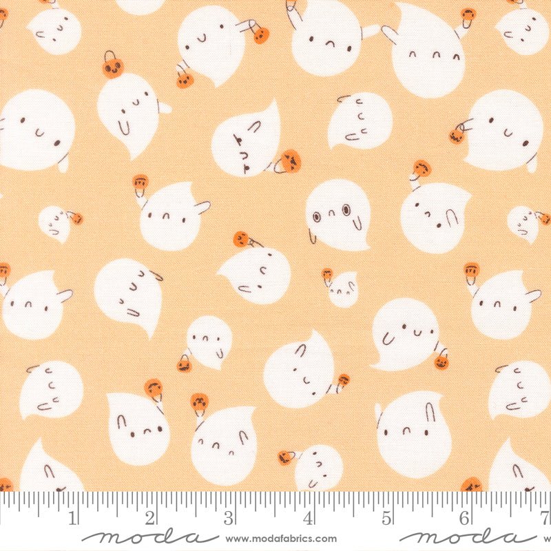 PRE-ORDER Only Treats by Lizzy House- Peach 37153 11 - Half Yard- June 2027 - Modern Fabric Shoppe