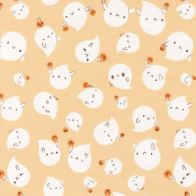 PRE-ORDER Only Treats by Lizzy House- Peach 37153 11 - Half Yard- June 2027 - Modern Fabric Shoppe