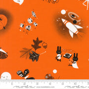 PRE-ORDER Only Treats by Lizzy House- Pumpkin 37151 14- Half Yard- June 2027 - Modern Fabric Shoppe