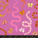 PRE - ORDER ooh Lucky Lucky by Alexia Marcella Abegg - Garden Snake RS 4114 14 - Heliotrope - Half Yard - March 2025 - Modern Fabric Shoppe