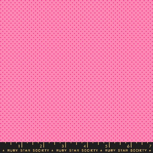 PRE - ORDER ooh Lucky Lucky by Alexia Marcella Abegg - Mini Dot RS 4102 15 - Lucky Pink - Half Yard - March 2025 - Modern Fabric Shoppe