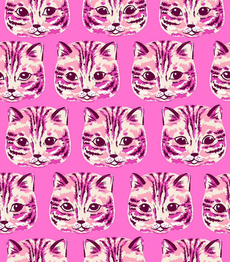 PRE-ORDER Oops All Cats by Sarah Watts- RS 2147 16 - Lipstick- Half Yard- May 2027 - Modern Fabric Shoppe