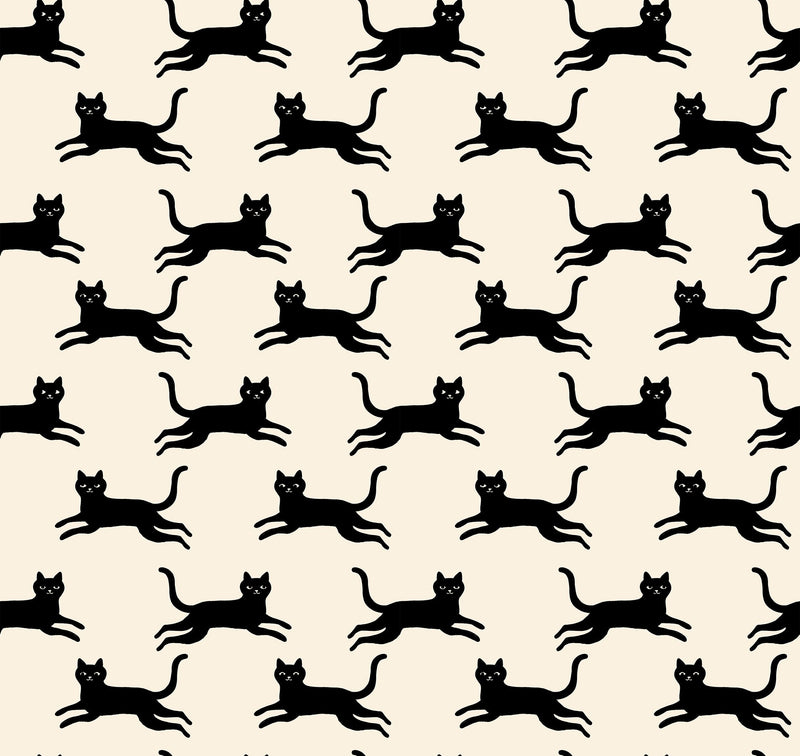PRE-ORDER Oops All Cats by Sarah Watts- RS 2150 16 - Black- Half Yard- May 2027 - Modern Fabric Shoppe