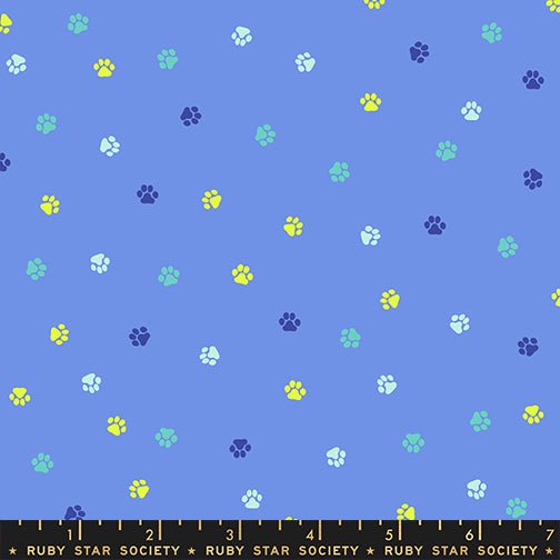 PRE-ORDER Oops All Cats by Sarah Watts- RS 2152 18 - Lindley Blue- Half Yard- May 2027 - Modern Fabric Shoppe