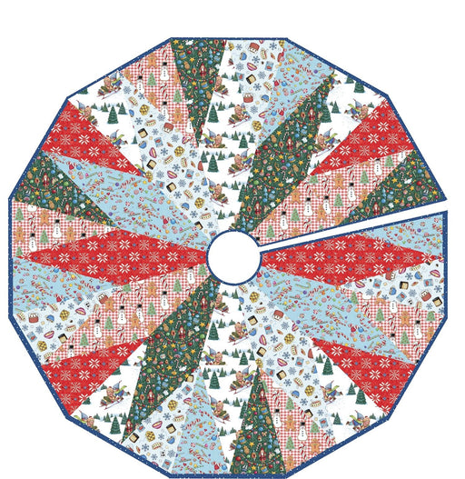 PRE - Order Over Under Table Topper or Tree Skirt Kit featuring Snow Day by Mary Engelbreit - June 2026 - Modern Fabric Shoppe