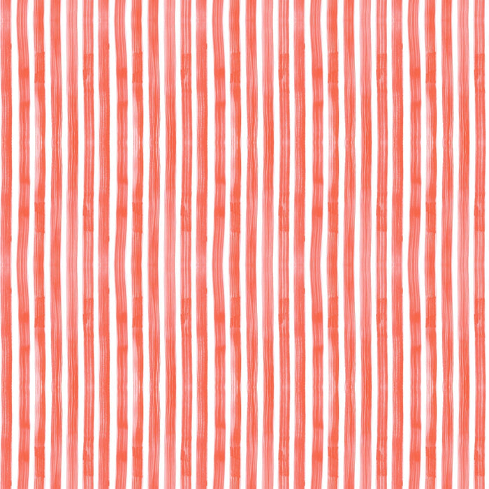 PRE - Order Painted Garden by Josephine Kimberling - Stripe 91062 - 20 Coral - Half Yard - June 2025 - Modern Fabric Shoppe