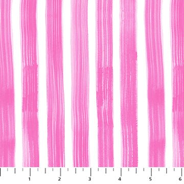 PRE - Order Painted Garden by Josephine Kimberling - Stripe 91062 - 21 Pink - Half Yard - June 2025 - Modern Fabric Shoppe