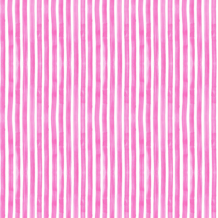 PRE - Order Painted Garden by Josephine Kimberling - Stripe 91062 - 21 Pink - Half Yard - June 2025 - Modern Fabric Shoppe