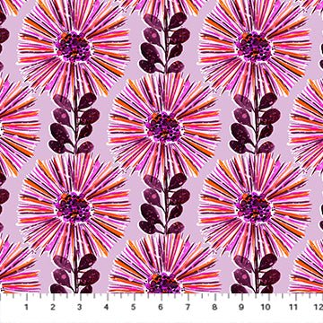 PRE - Order Painted Garden by Josephine Kimberling - Watercolor Daisy 91055 - 21 Pink - Half Yard - June 2025 - Modern Fabric Shoppe