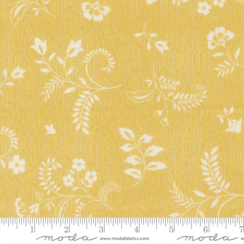 PRE - Order Parlor by Crystal Manning - Boho Flowers 11967 18 - Maize - Half Yard - September 2025 - Modern Fabric Shoppe