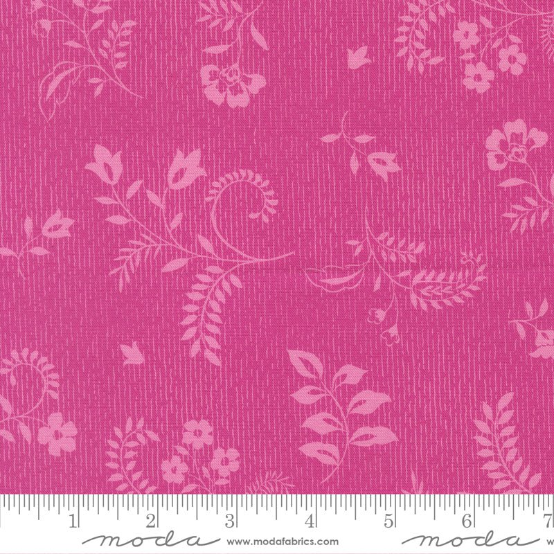 PRE - Order Parlor by Crystal Manning - Boho Flowers 11967 22 - Passion Fruit - Half Yard - September 2025 - Modern Fabric Shoppe