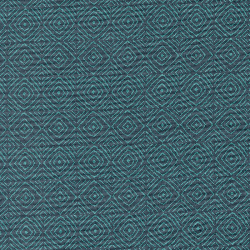 PRE - Order Parlor by Crystal Manning - Parlor Diamonds 11966 28 - Peacock - Half Yard - September 2025 - Modern Fabric Shoppe