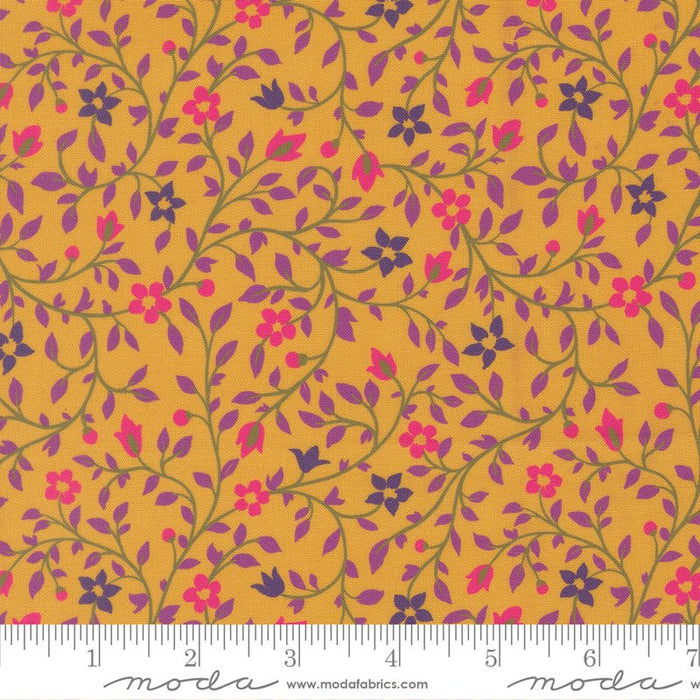 PRE - Order Parlor by Crystal Manning - Serenity 11965 19 - Dijon - Half Yard - September 2025 - Modern Fabric Shoppe