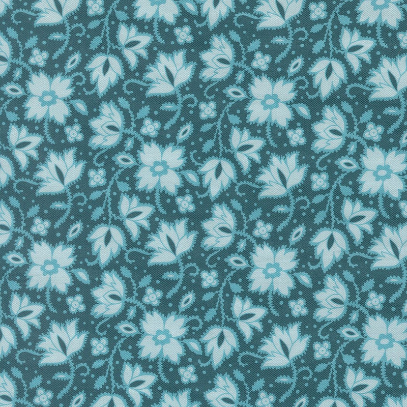 PRE - Order Parlor by Crystal Manning - Soul Shine 11963 16 - Peacock - Half Yard - September 2025 - Modern Fabric Shoppe