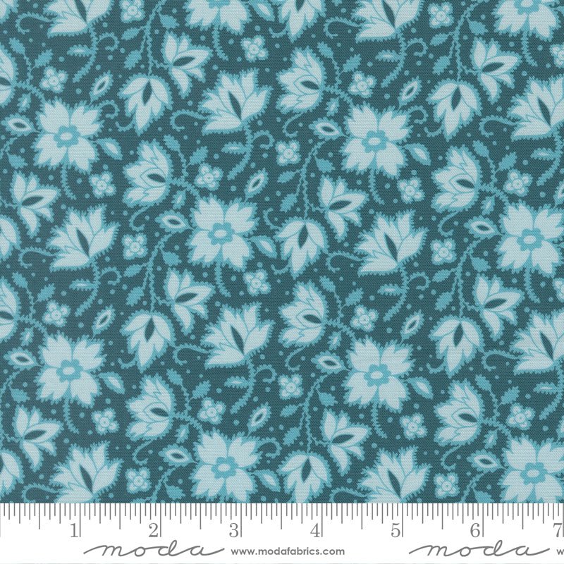 PRE - Order Parlor by Crystal Manning - Soul Shine 11963 16 - Peacock - Half Yard - September 2025 - Modern Fabric Shoppe