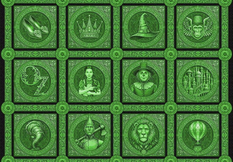 PRE - Order Patrick Lose Studios - Good Together II - Ozian 10860 - 76 Green - 30 Inch Panel - December 2026 - Modern Fabric Shoppe