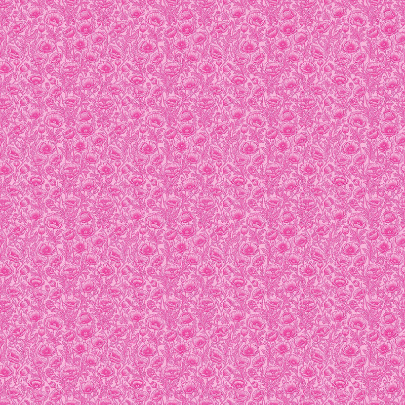 PRE - Order Patrick Lose Studios - Good Together II - Poppies 10862 - 22 Pink - Half Yard - December 2026 - Modern Fabric Shoppe